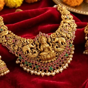 Temple Necklace Set