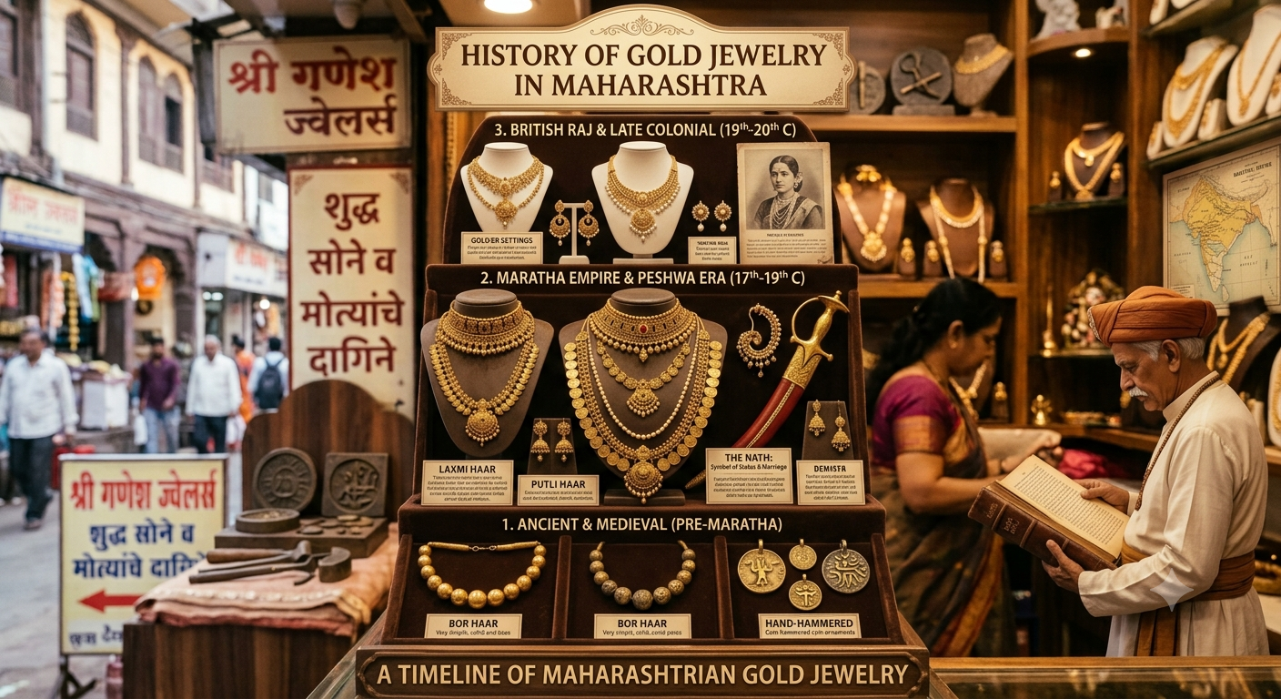 History of gold jewelry in Maharashtra